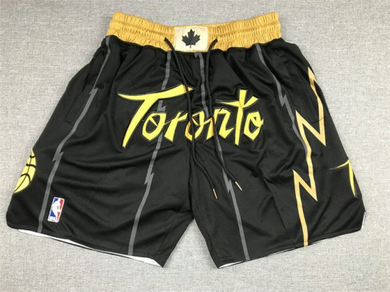 NBA Toronto Raptors 21-22 city shorts Noir